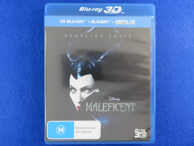 Disney Maleficent 3D - Angelina Jolie - Blu Ray - Fast Postage !!