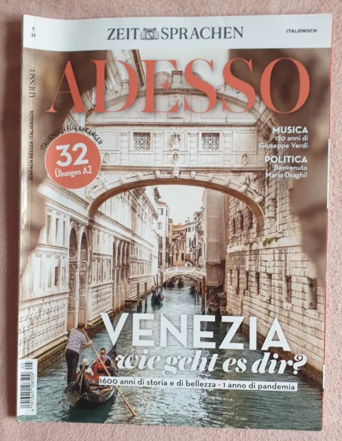 Adesso 5_2021 Italienisch Venedig Sprachmagazin Sprache Lernen Unterricht Schule