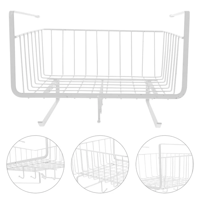 Cesto Appendibile Wenko Per Cucina - Scaffale Da Anta, Polipropilene, 24x35.5x12cm, Bianco - Foto 8