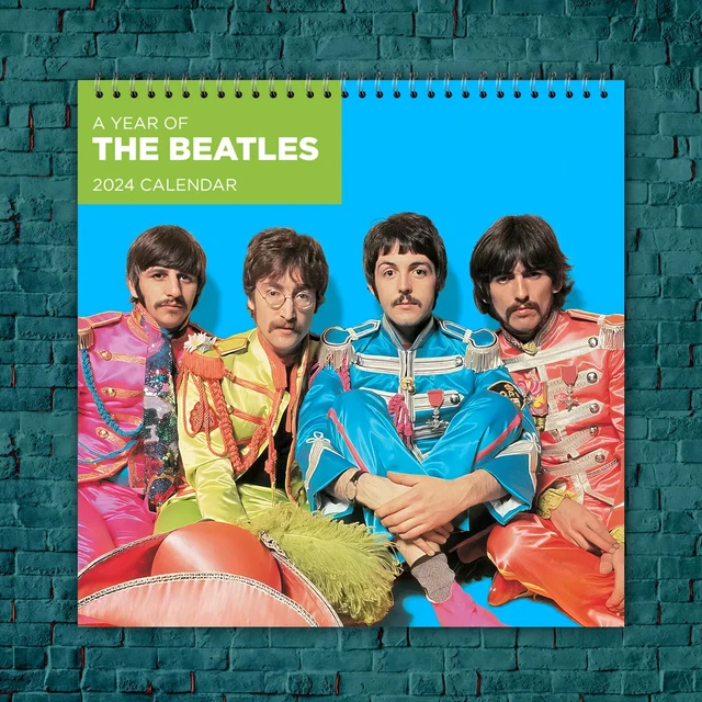THE BEATLES CALENDAR 2024 The Beatles 2024 Celebrity Wall Calendar