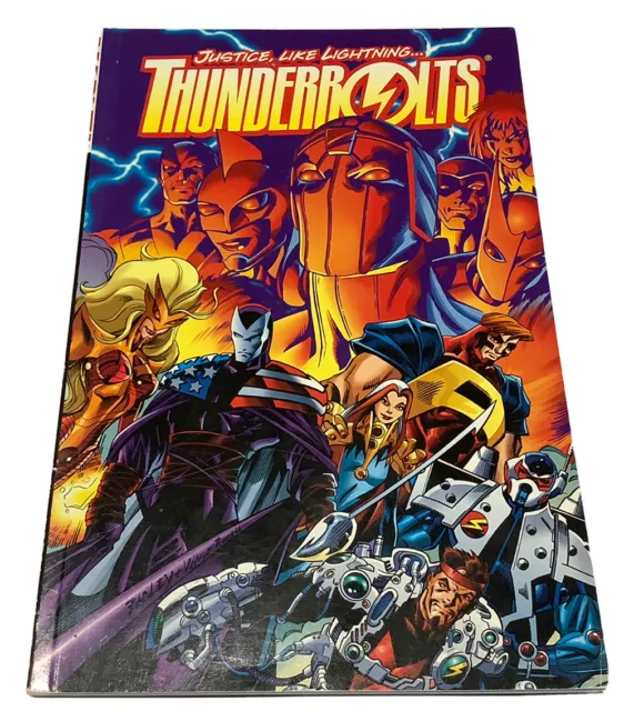 Justice Like Lighting Thunderbolts Marvel graphic novel paperback 2001 1st ed pb
