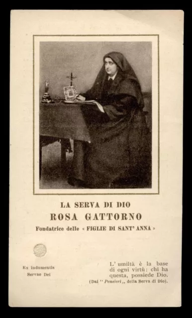 santino  RELIQUIA RELIC- B.ROSA GATTORNO