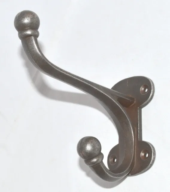 CAST IRON HALL STAND HAT & COAT HOOK ANTIQUE IRON LARGE Antique  Repro Heavy