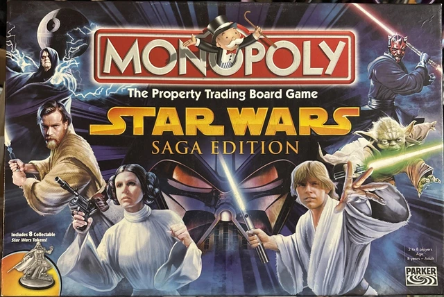 Monopoly Star Wars Saga Edition - Jeu De Société Complet - Parker Brothers 2005