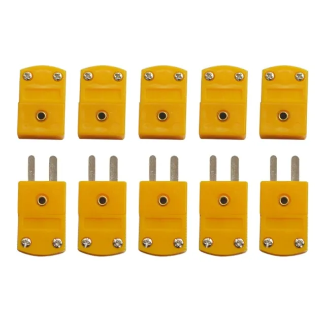 10pcs/set K-Type Male Female Mini Connectors Plug Thermocouple Miniature Socket