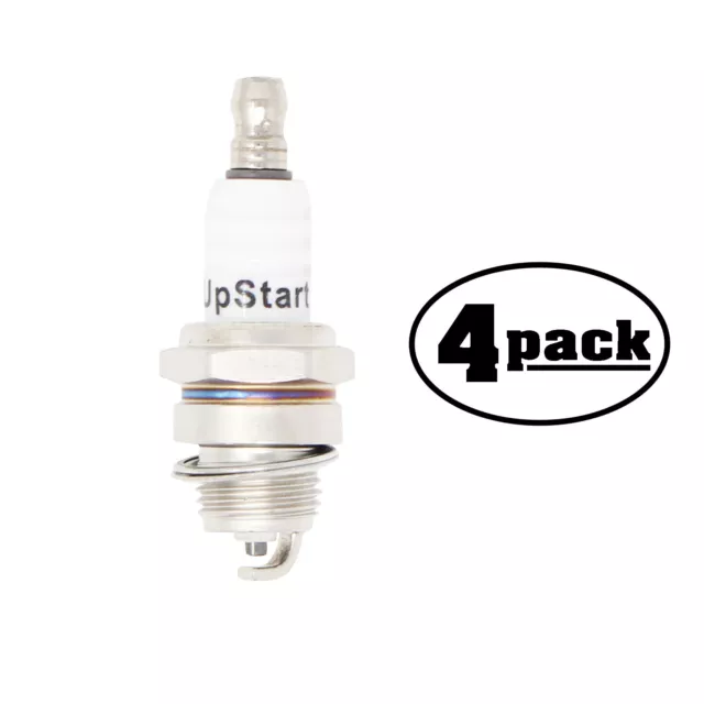 4-Pack Compatible Spark Plugs for Honda EM600, EM500, EM500K1 Generator