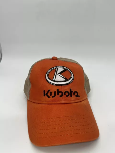 Kubota, K-Products Cap Hat Hook And Loop, Trucker Style, Mesh Back, Embroider