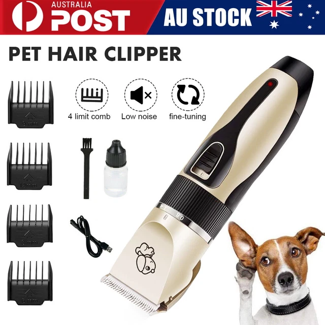 Cat Dog Pet Clippers Hair Electric Clipper Grooming Trimmer Shaver Cordless Kit