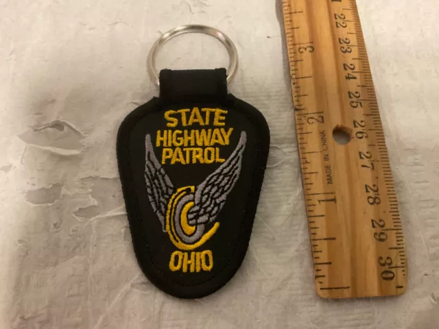 Ohio Highway Patrol Patch key chain.