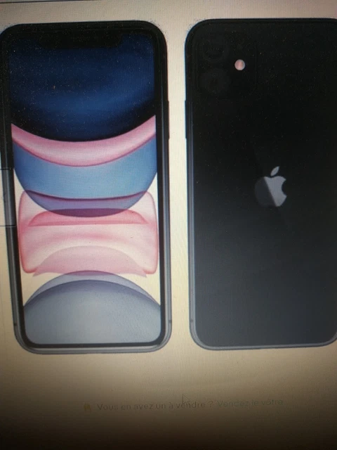 Apple IPHONE 11 -128Go LTE noir- Neuf