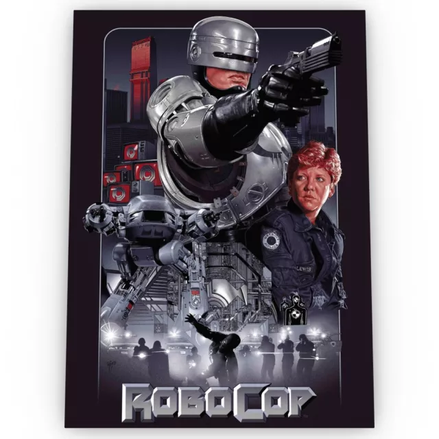 RoboCop Movie Poster Satin High Quality Archival Stunning A1 A2 A3