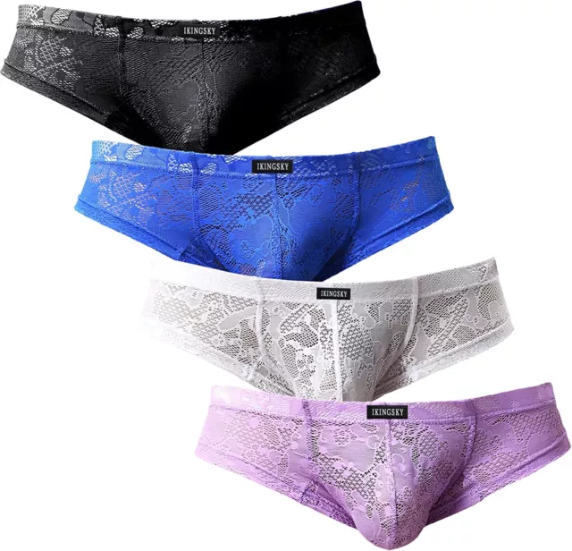 iKingsky Men's Cheeky Underwear Sexy Pouch Thong Under Panties (Medium, 4  Pack) : : Clothing, Shoes & Accessories