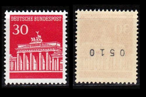 Brandenburger Tor 508 v R Dextrin ROLLENMARKE Nr. 0510 POSTFRISCH