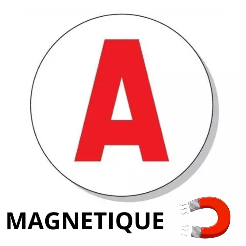 Disque A Permis Jeune Conducteur Magnétique de Qualité  Aimant Carrosserie 15cm