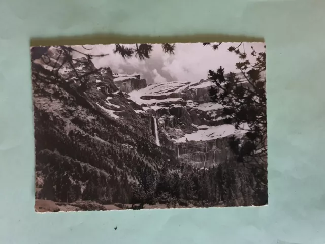 Carte Postale N/B GF des Hautes Pyrénées Le Cirque de Gavarnie 1960