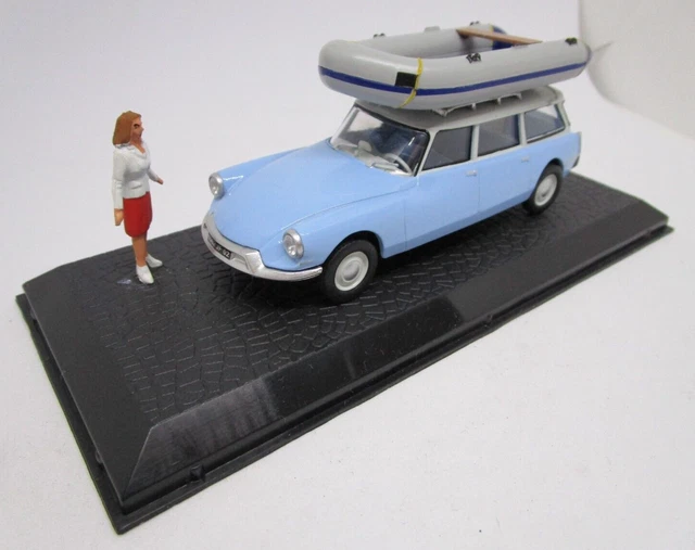 Miniature Rio 1/43 Citroën DS19 6 Cylindres 1960 - Toit Ouvrant Bleu Marine - Occasion