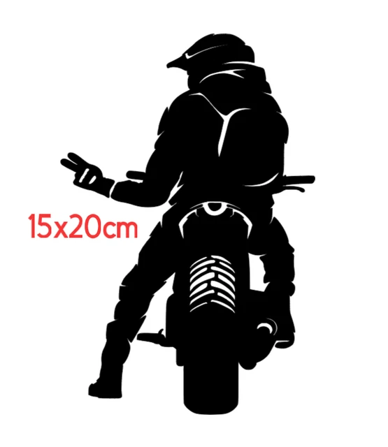 Adesivo Respect For Bikers 10x12 Cm - Sticker Per Moto, Colori Brillanti E Durevole