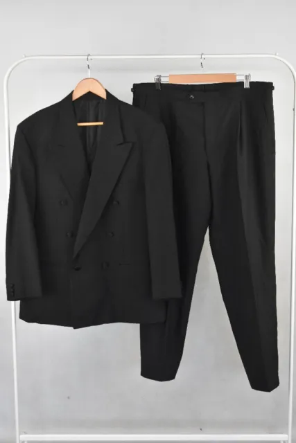 Men's Black Formal Dinner Suit Pierre Cardin Size 42