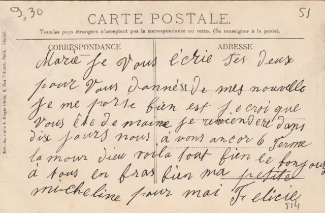 CPA 51 DORMANS Rue de Chalons 2