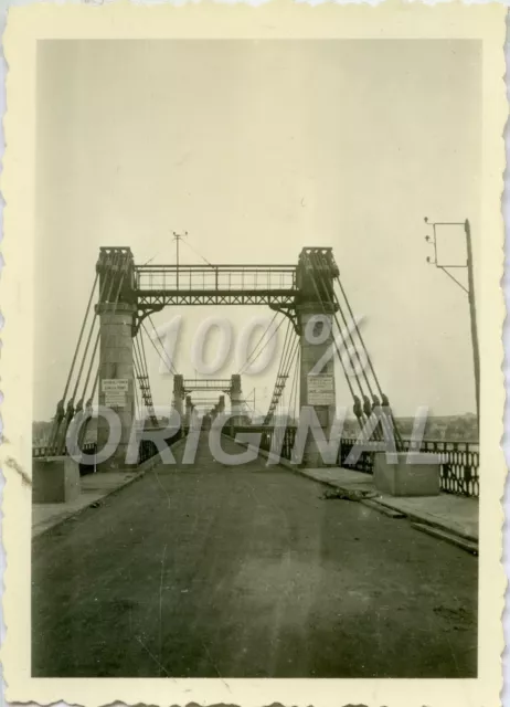 02# Ingrandes Loire Bridge France ~ Inf Rgt demarcation line /1