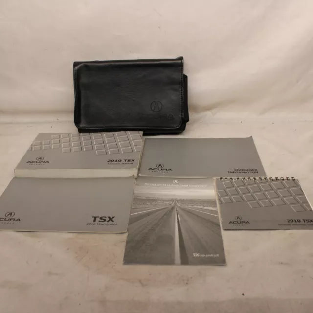 2010 10 Acura TSX OEM Owners Manual Set With Case