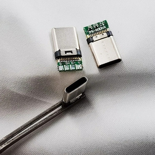 Scheda Tipo-C Strumento Elettrico 4 Aghi Con Scheda PCB Con Alloggiamento Bianco/Nero