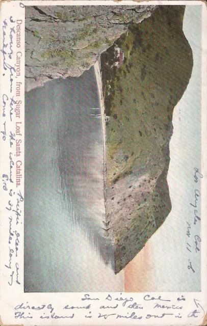 Santa Catalina Island, CALIFORNIA - Sugar Loaf Station - Descanso Canyon - 1909 2