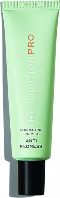 Revolution Beauty London Pro, Correcting Primer, Anti Redness, Green, 30ml