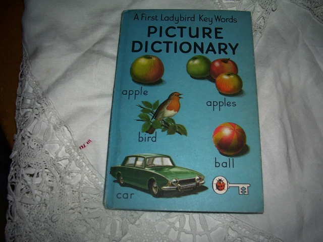 VINTAGE LADYBIRD BOOK – Picture Dictionary –A First Ladybird Key Words ...