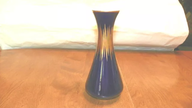⁣⁣⁣⁣⁣  Vintage KPM Royal Porzellan Bavaria Germany Handarbeit Vase Echt Cobalt