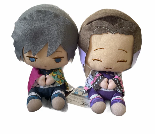 DEMON SLAYER BIG Pofutto Plush Doll Shinobu Kocho And Giyu Tomioka Set 