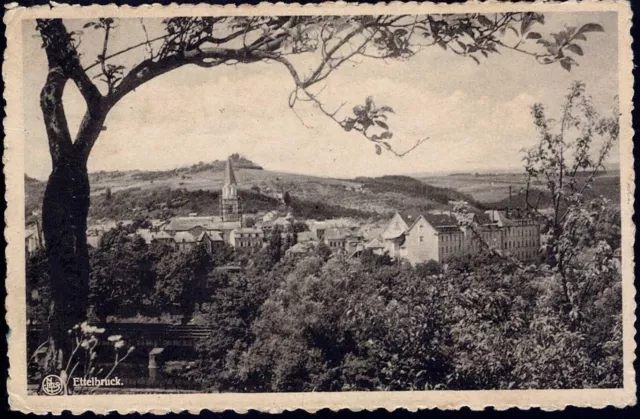 Luxemburg Luxembourg Postkarte Ettelbruck Panorama Zentrum