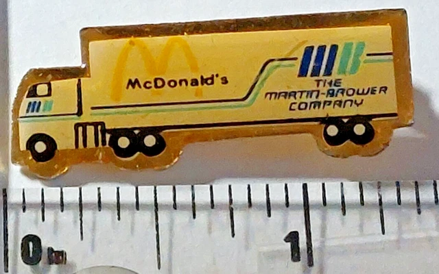 McDonald's Restaurant TRUCK THE MARTIN-BROWER COMPANY Pin (050923)