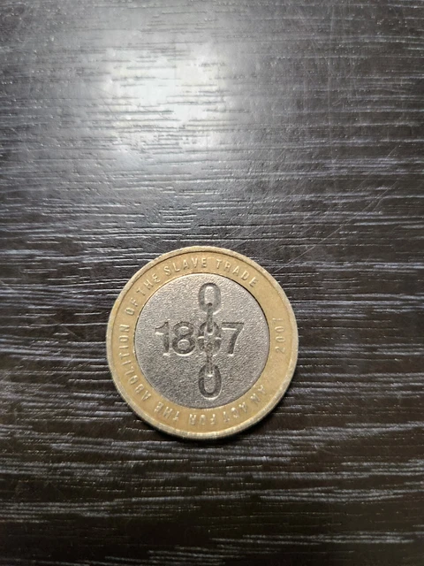 £2 Two Pound Coin Abolition Of Slavery 1807 - 2007 circulated WITH MANY ERRORS