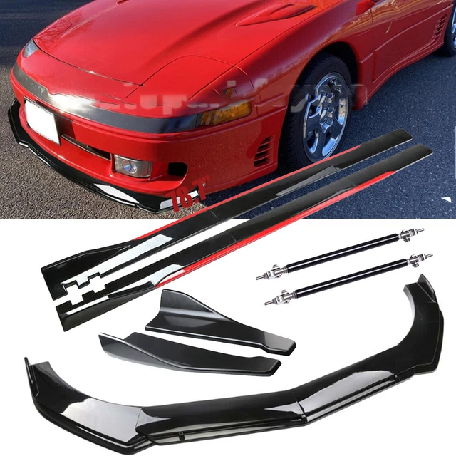 For Mitsubishi 3000GT Front Bumper Splitter Body Kit Side Skirt Rear Lip Glossy