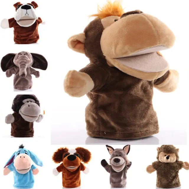 Multiple Styles  Animal Hand Glove Puppet Soft Plush Puppets Kid Childrens Toy 3