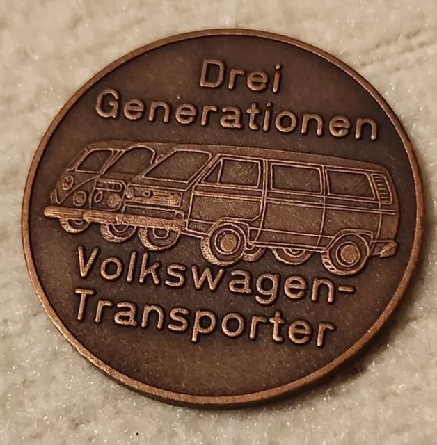 Medaille VW Volkswagen Werk Hannover Transporter T1 T2 T3, 27,7g Ø 40mm (S4-24-1