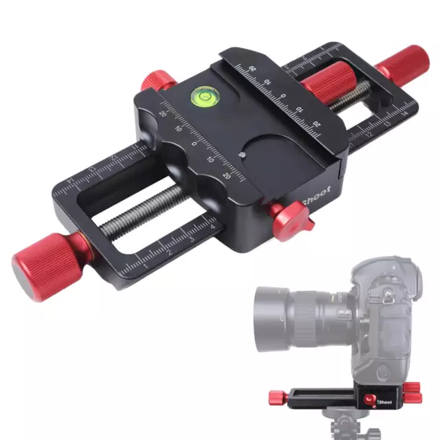 150mm Macro Focusing Rail Slider Close-up Shooting Camera Holder for Tripod Head