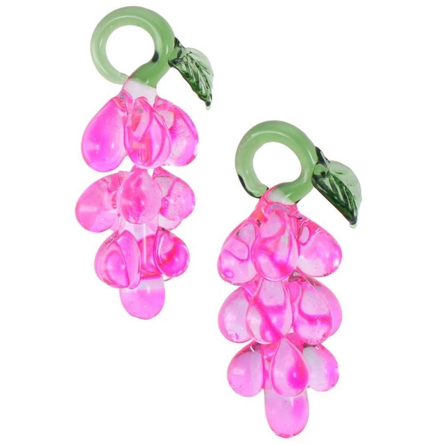 Pezzi da collezione uva cristallina viola/rosa/verde/rosa chiaro casa