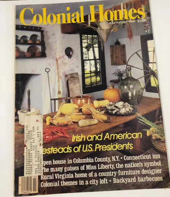 Colonial Homes Magazine July-August 1986