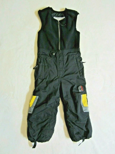 SPYDER SNOW BIBS  SKI INSULATED BLACK PANTS  ( Size 4)