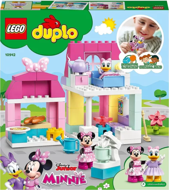 La Casa e il Caffè di Minnie - Duplo Lego 10942 - Disney - Nuovo -