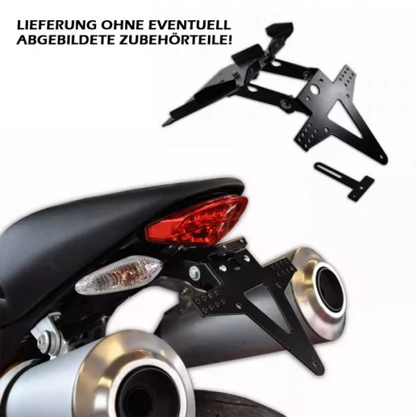 License Plate Holder Heckumbau Ducati Monster 696 Adjustable Tail Tidy