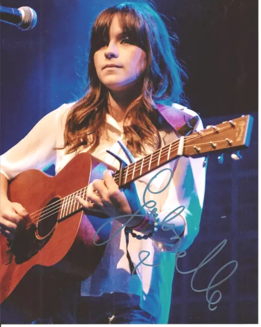 Music * Gabrielle Aplin Signed 10X8 Live Photo+Coa