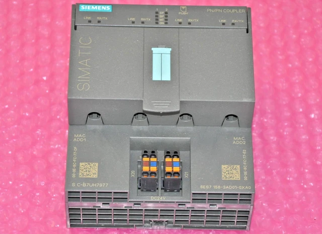 Siemens 6ES7158-3AD10-0XA0 SIEMENS SIMATIC PN/PN COUPLER FOR DETERMINISTIC DATA EXCHANGE BETWEEN MAX.4 PN-CONTROLLER PER SUBNET | Kempston Controls