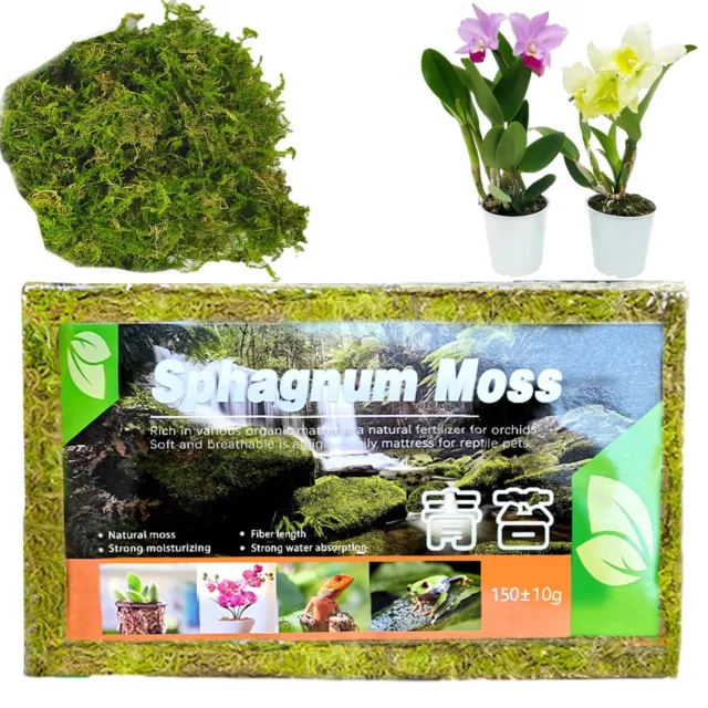 150g Natural Sphagnum Moss Orchid Potting Mix For Gardening Potted Plants