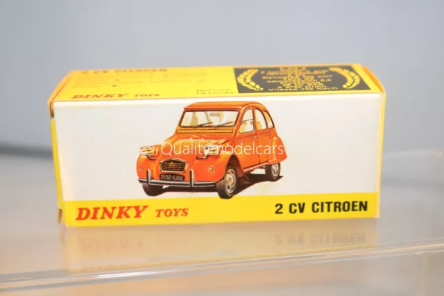 Dinky Toys 011500 2 CV Citroen empty very near mint box all original condition