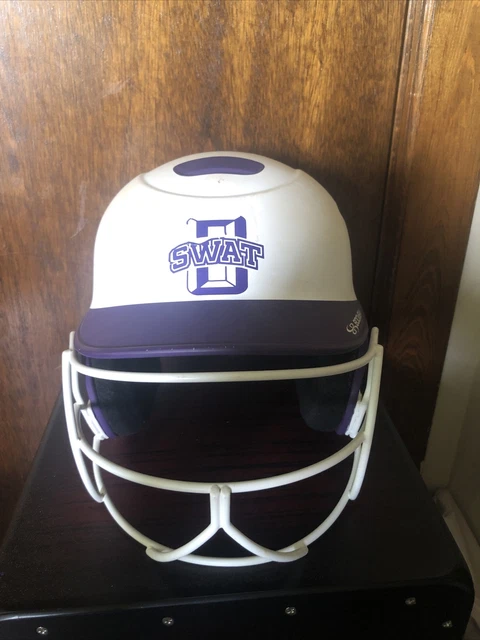 BoomBah softball helmet White And Purple One Size Fits 7-73/4