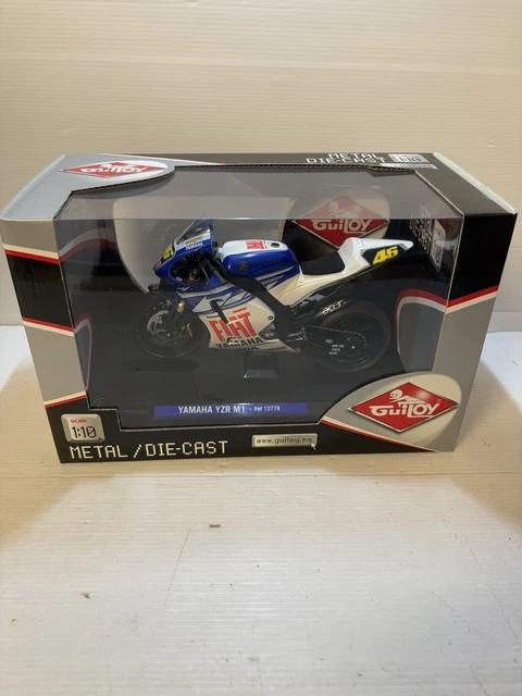 Moto Yamaha YZR-M1 Rossi GUILOY 1/10 – Test EVO 2005 – Noir Métal