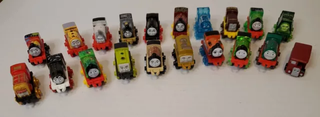 Lot Of 20 Thomas And Friends Mini Engines with different themes